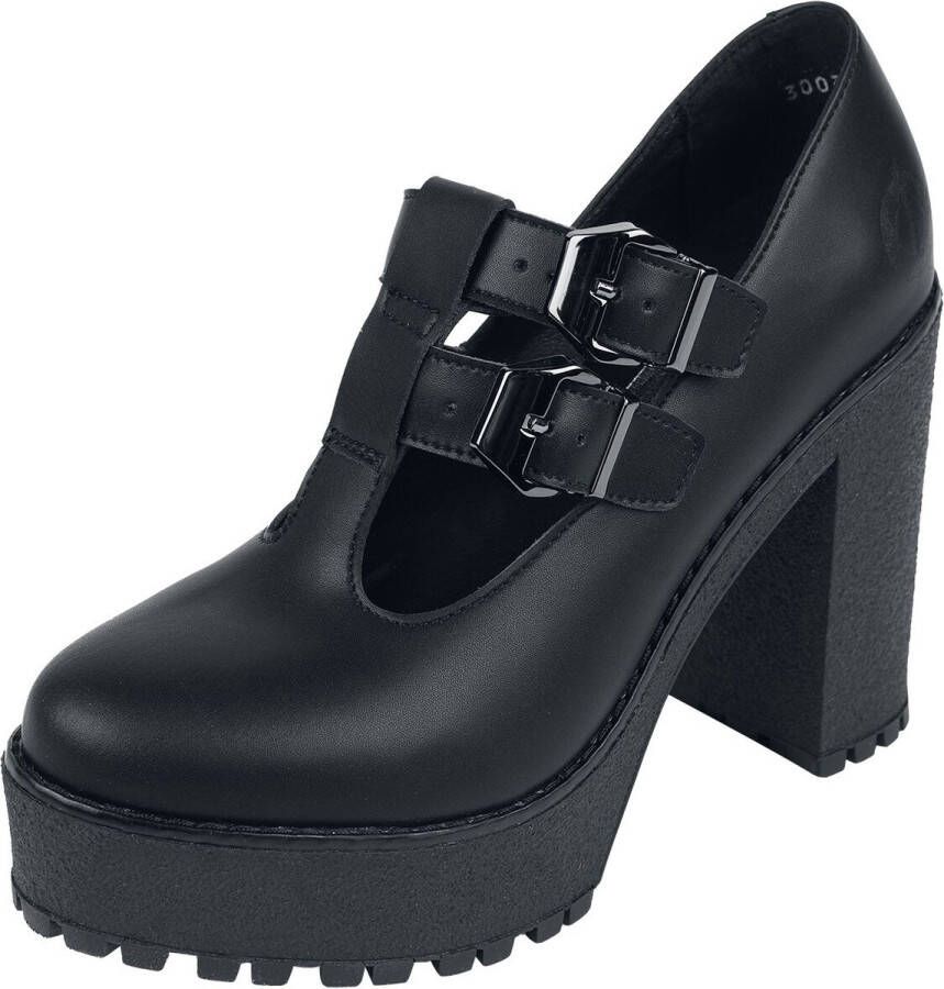 Altercore Erica Vegan Hoge Hakken zwart Polyurethaan Gothic Mode & lifestyle