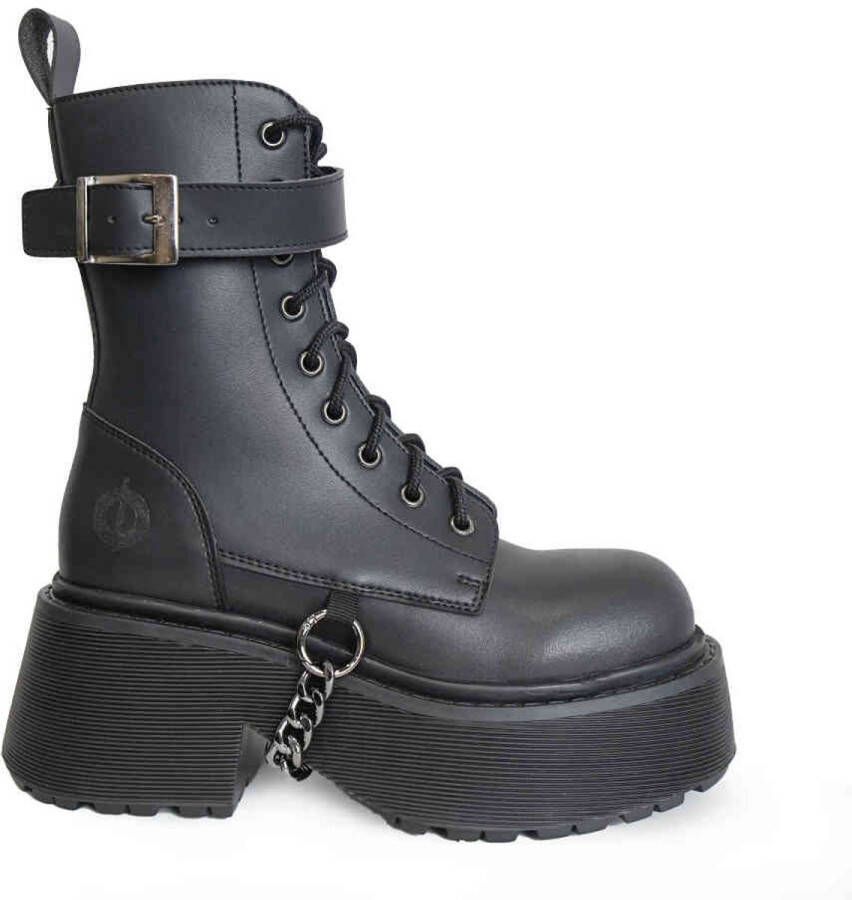 Altercore Kezar Vegan Plateau Laarzen 37 Shoes Zwart