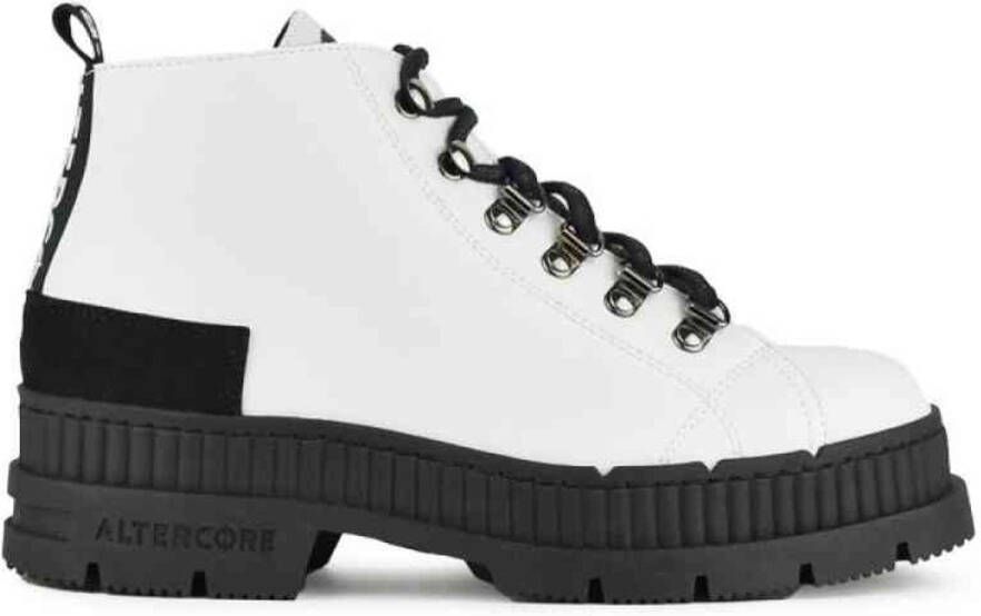 Altercore Matias Vegan Plateau Laarzen 39 Shoes Wit