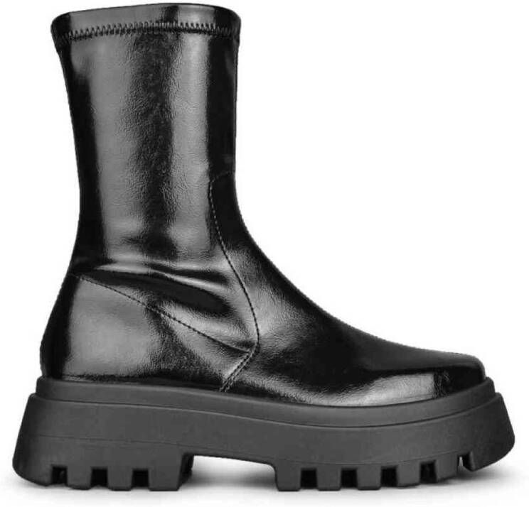 Altercore Morrigan Patent Plateau Laarzen 37 Shoes Zwart