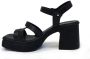 Altercore Pia Sandaal zwart Polyurethaan Dames Gothic Rock wear - Thumbnail 1