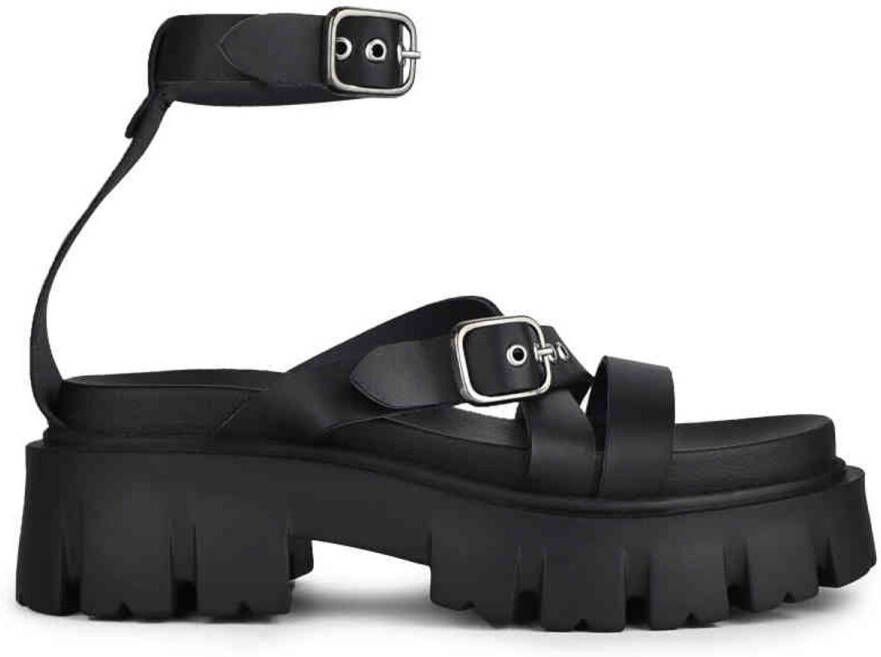 Altercore Ricca Vegan Plateau Sandaal 41 Shoes Zwart