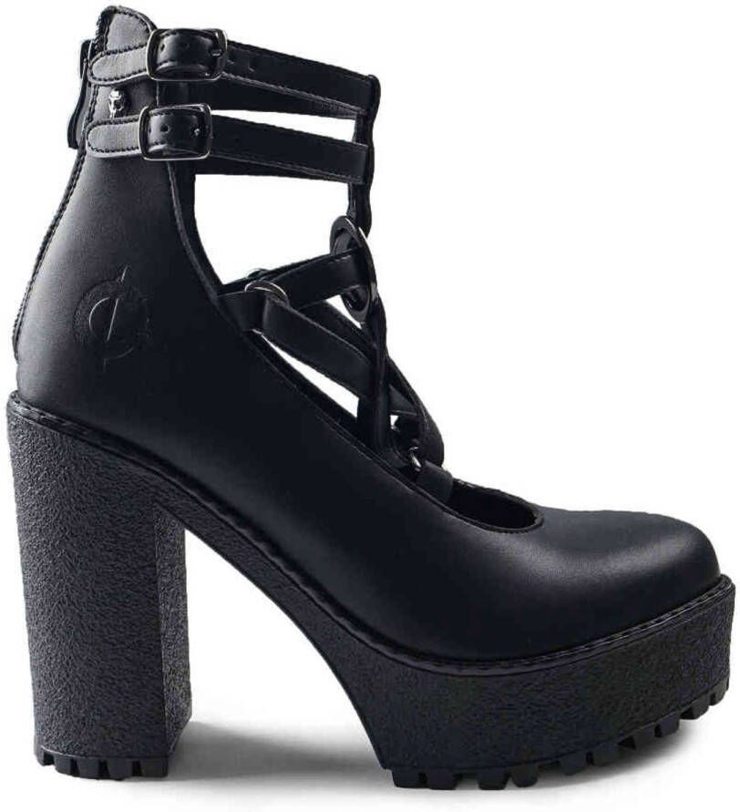 Altercore Topaz Vegan Plateau Laarzen 39 Shoes Zwart