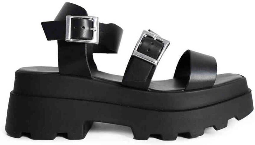 Altercore Tove Plateau Sandaal 37 Shoes Zwart