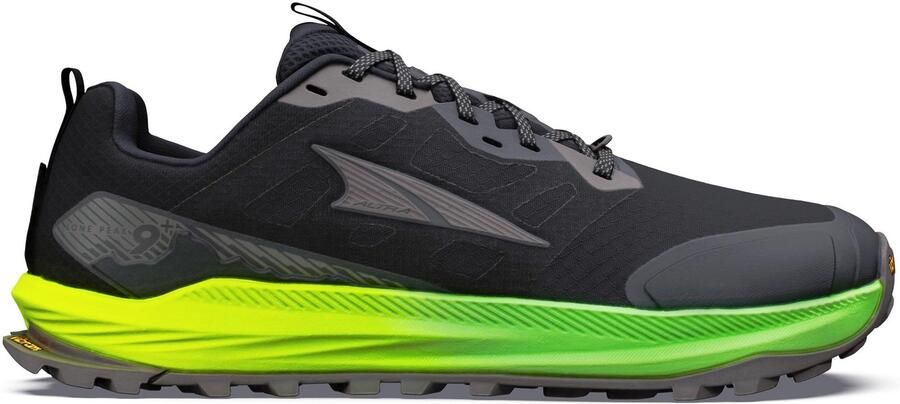 Altra Lone Peak 9+ Trailrunningschoenen zwart groen