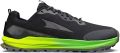 Altra Lone Peak 9+ Trailrunningschoenen zwart groen - Zwart