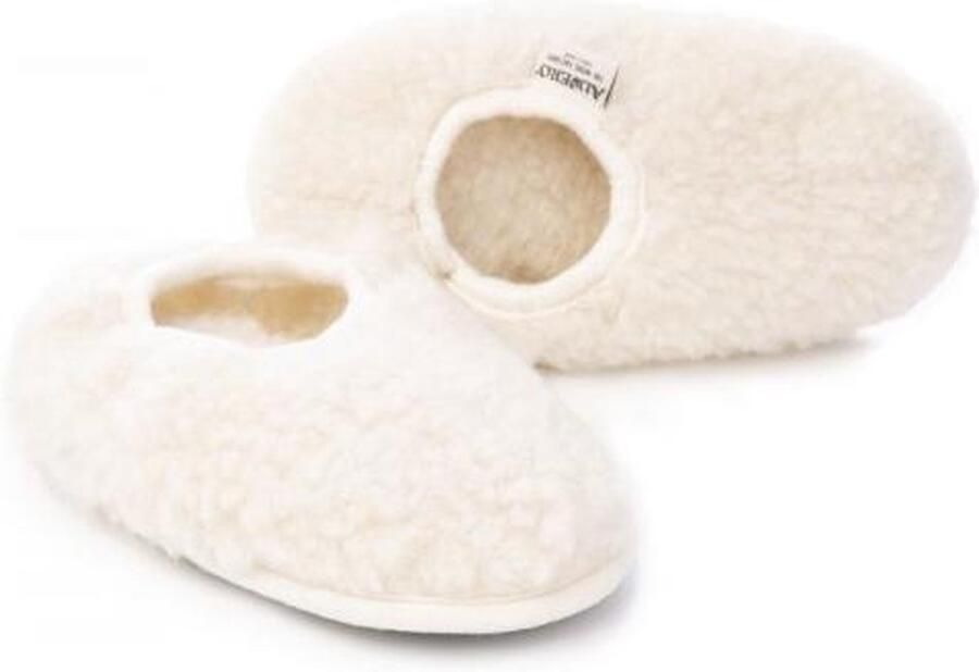 Alwero Sloffen ""Ballerina Eco"" Naturel Wol - Foto 2