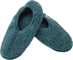 Alwero sloffen ""Ballerina Eco"" Azure Wol