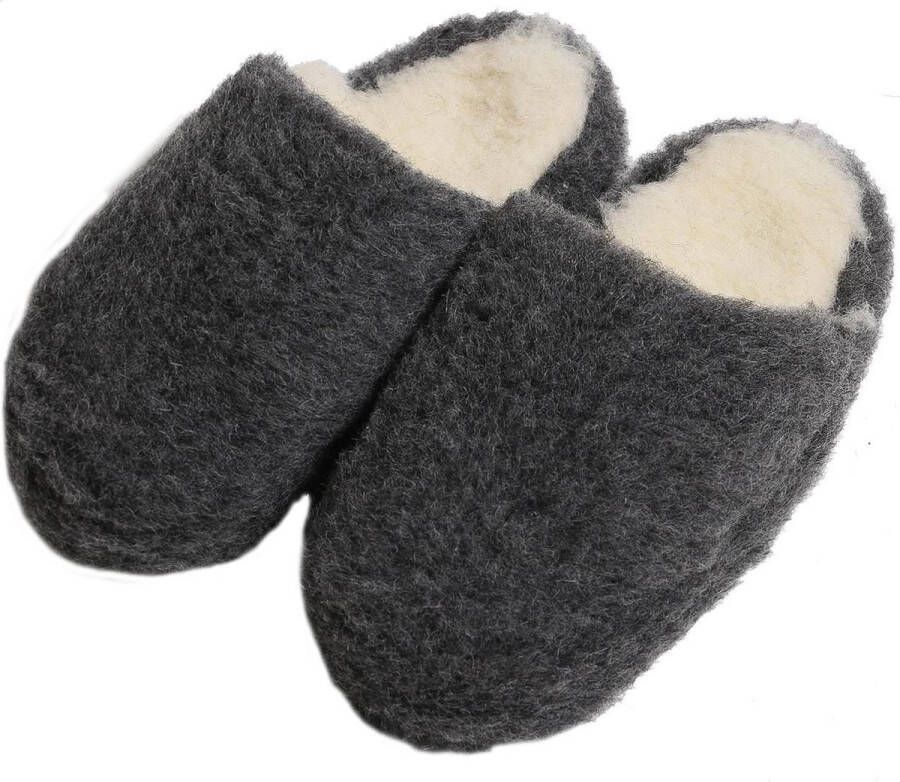 Alwero sloffen Basic Slipper Antraciet 43