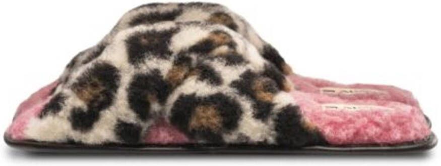 Alwero SLOFFEN TWENN X PANTER-35 36 teddy bodywarmer mouwloos vestje kinderjas Multi 35 36 (5906349802303)