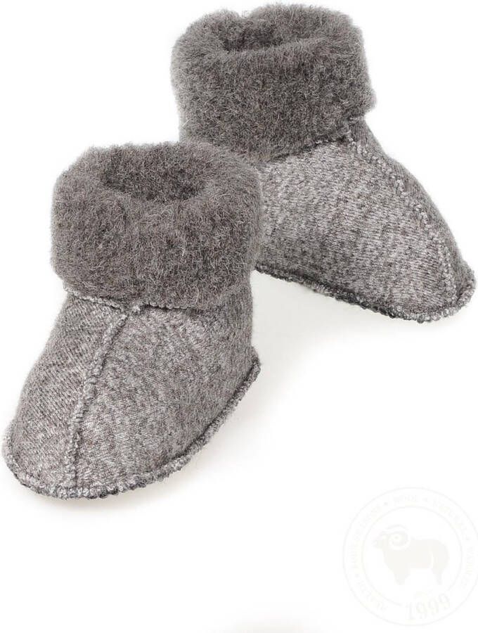 Alwero Kinderslof ""Melo Kids 100% wol"" Antraciet