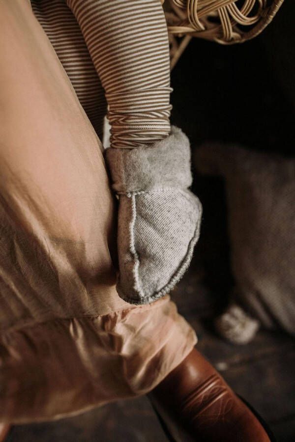 Alwero Kinderslof ""Melo Kids 100% wol"" Licht grijs