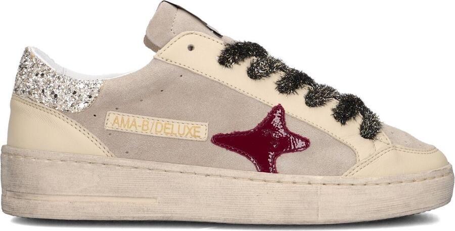 Ama Brand Deluxe Slam Sneakers Suède Dames Beige