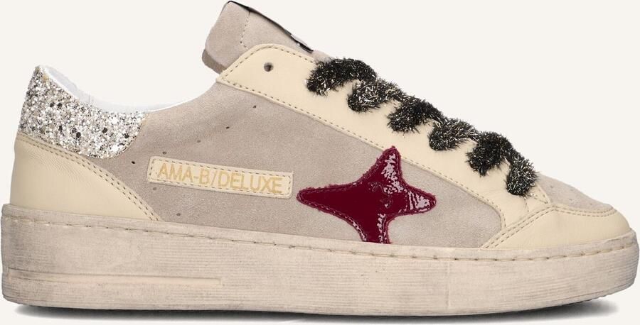 Ama Brand Deluxe Slam Sneakers Suède Dames Beige
