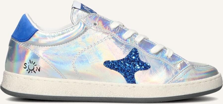 Ama Brand Deluxe Sun Sneakers Leer Dames Metallic