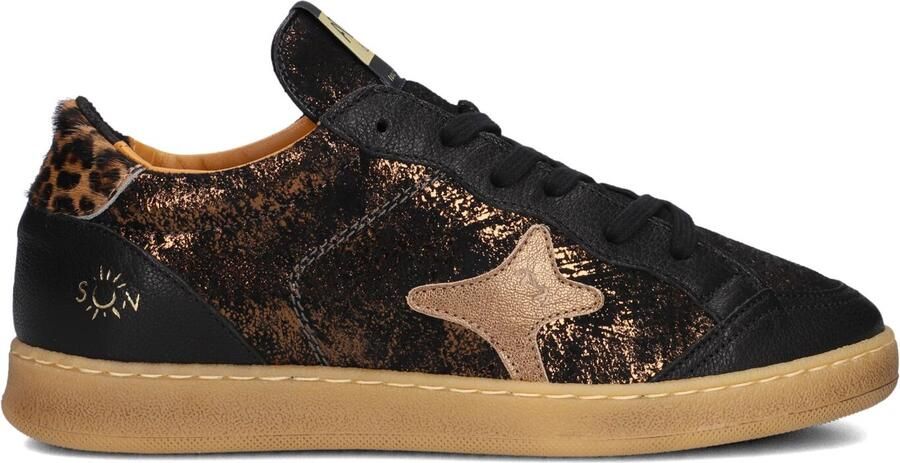 Ama Brand Deluxe Sun Sneakers Leer Dames Zwart