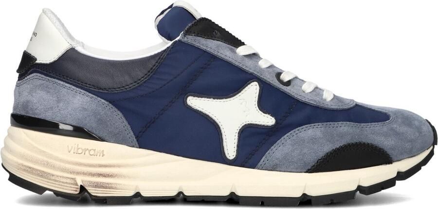 Ama Brand Deluxe Urban Sneakers Suède Heren Donkerblauw