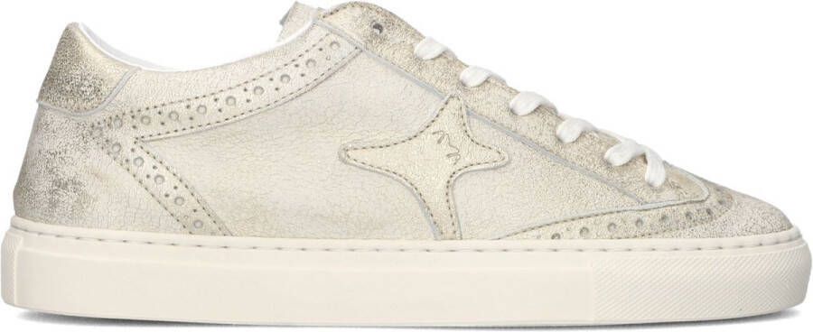 Ama Brand Deluxe Oxf Sneakers Leer Dames Goud