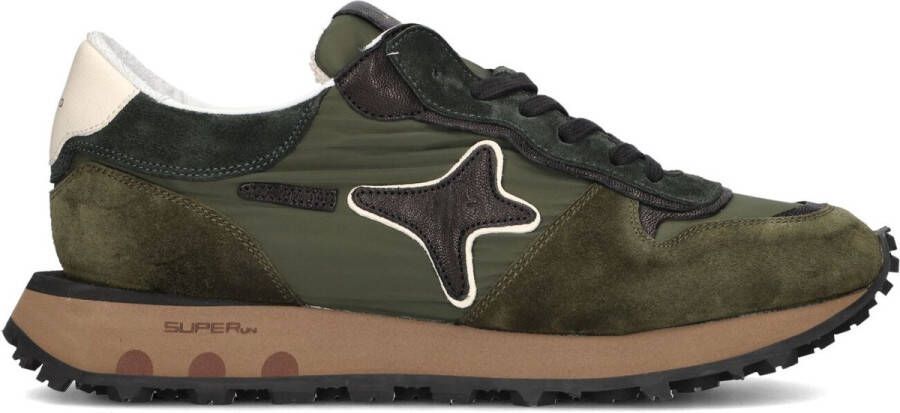 Ama Brand Deluxe S.run Men Sneakers Suède Heren Groen