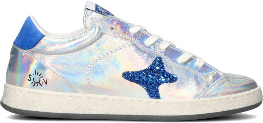 Ama Brand Deluxe Sun Sneakers Leer Dames Metallic