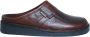 Amako 580 COGNAC Cognacbruine leren heren slipper - Thumbnail 1