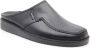 Amako 580 zwarte leren stevige slipper - Thumbnail 2