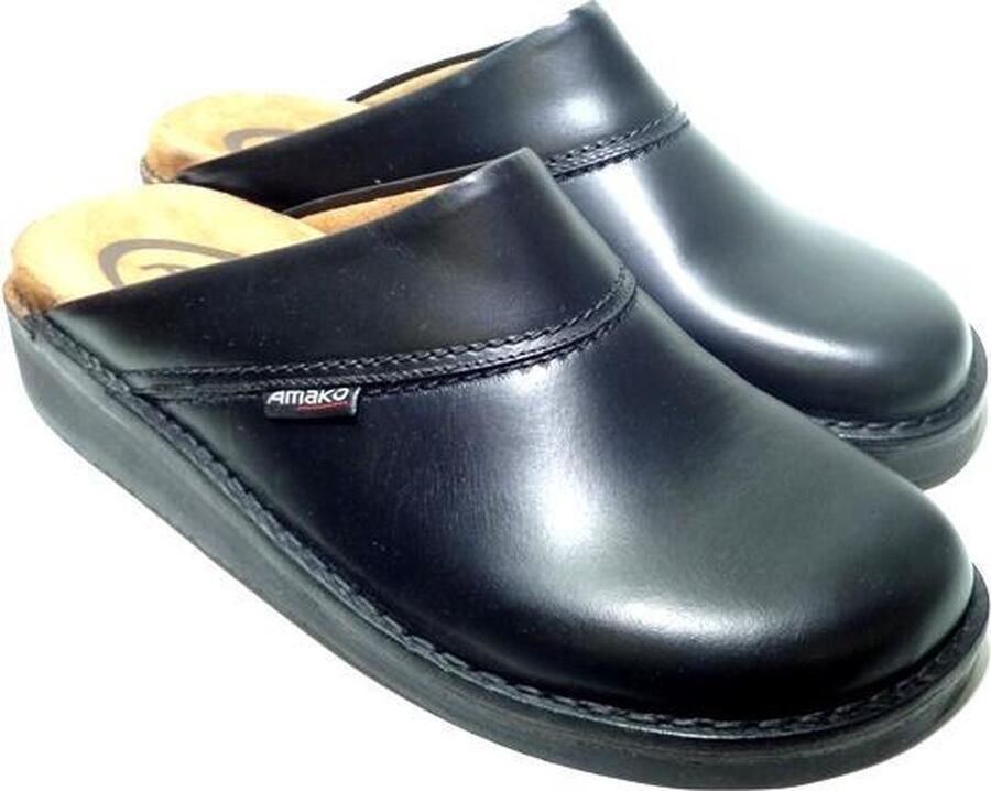 Amako 520 Muil Slippers Zwart 10½ - Foto 2