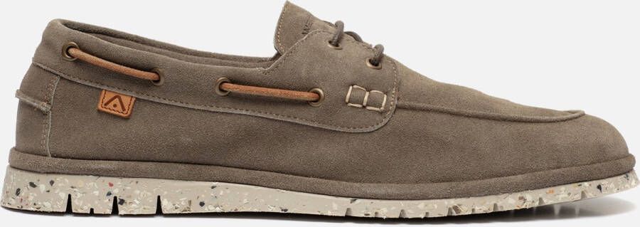 AMBITIOUS Amber Instappers groen Suede Heren