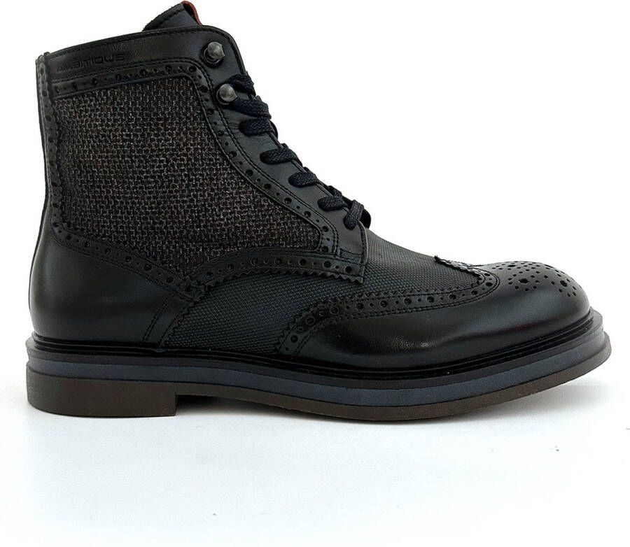 Ambitious Lace-up Boots Black Heren