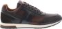 Ambitious Casual Leren Sneaker met Unieke Silhouet Brown Heren - Thumbnail 1