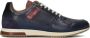 AMBITIOUS Slow Sneakers Heren Leren Sneaker Blauw - Thumbnail 1