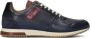 AMBITIOUS Slow Sneakers Heren Leren Sneaker Blauw - Thumbnail 2