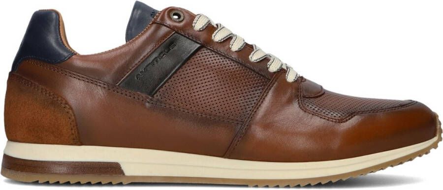 AMBITIOUS Slow Sneakers Leren Sneaker Heren Bruin
