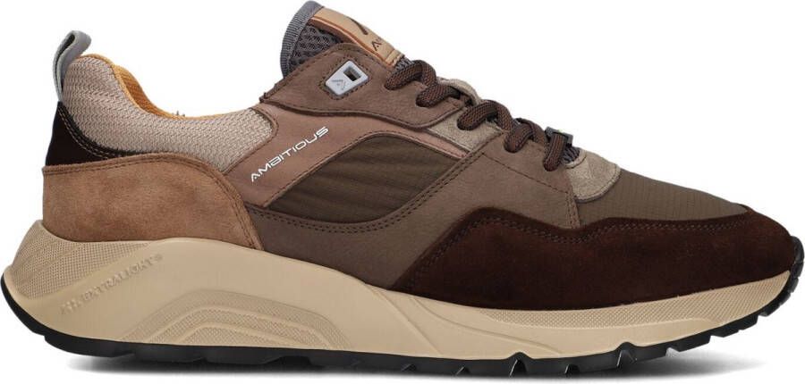 Ambitious Bruine Casual Sneakers Strider Brown Heren