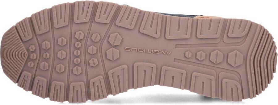 AMBITIOUS Vince Sneakers Leren Sneaker Heren Blauw
