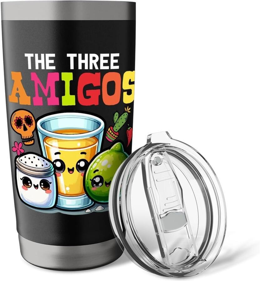 Amigos Tequila Fiesta Dubbelwandige Thermobeker