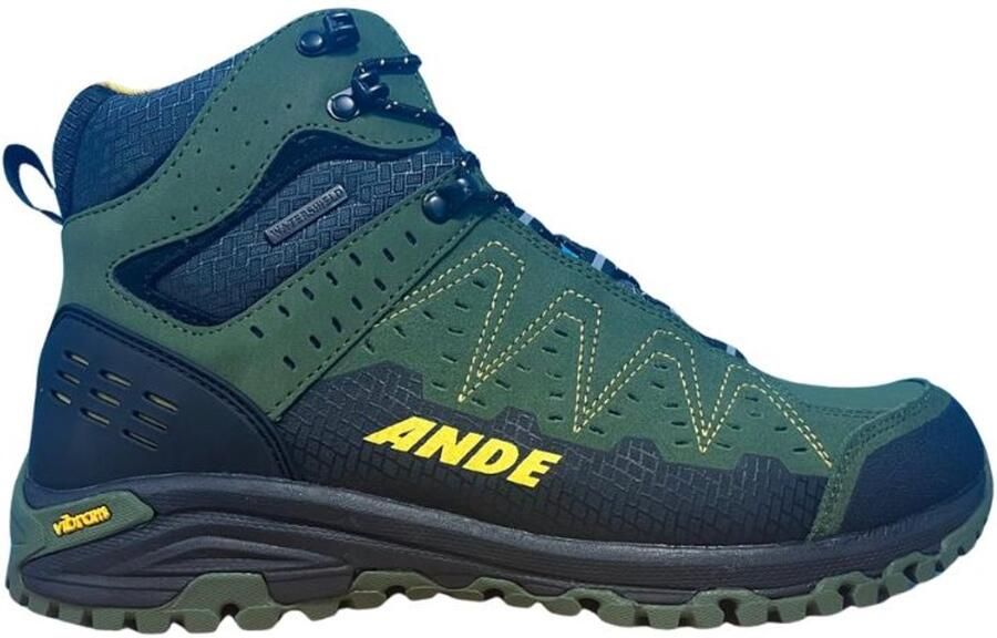 ANDE Badile Heren Trekking W lschoenen Groen Geel