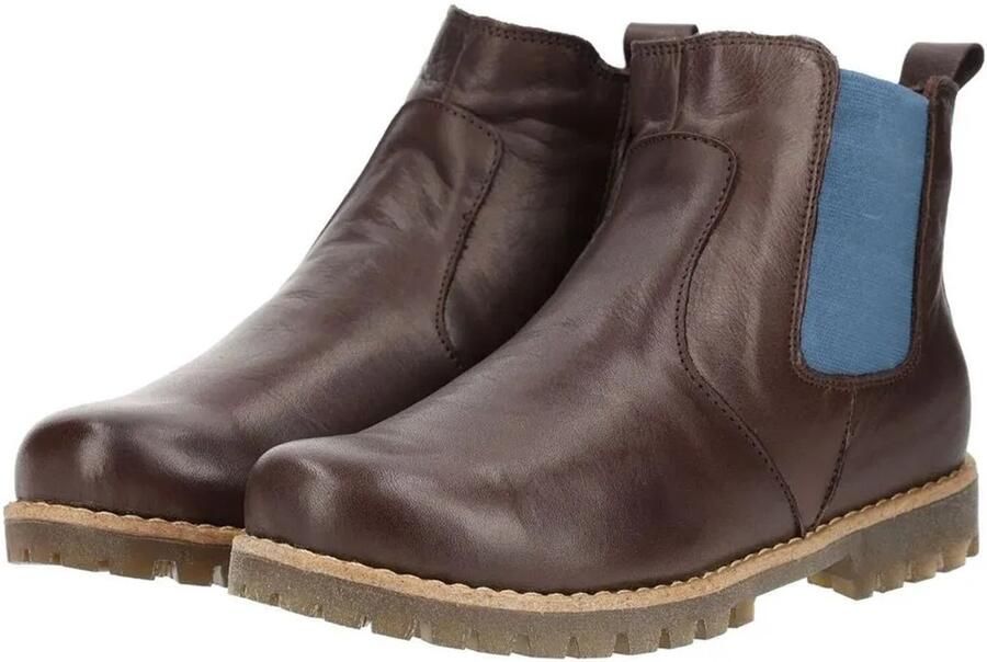 Andrea Conti Chelsea-laarzen voor dames leer 0342846 2147 bruin