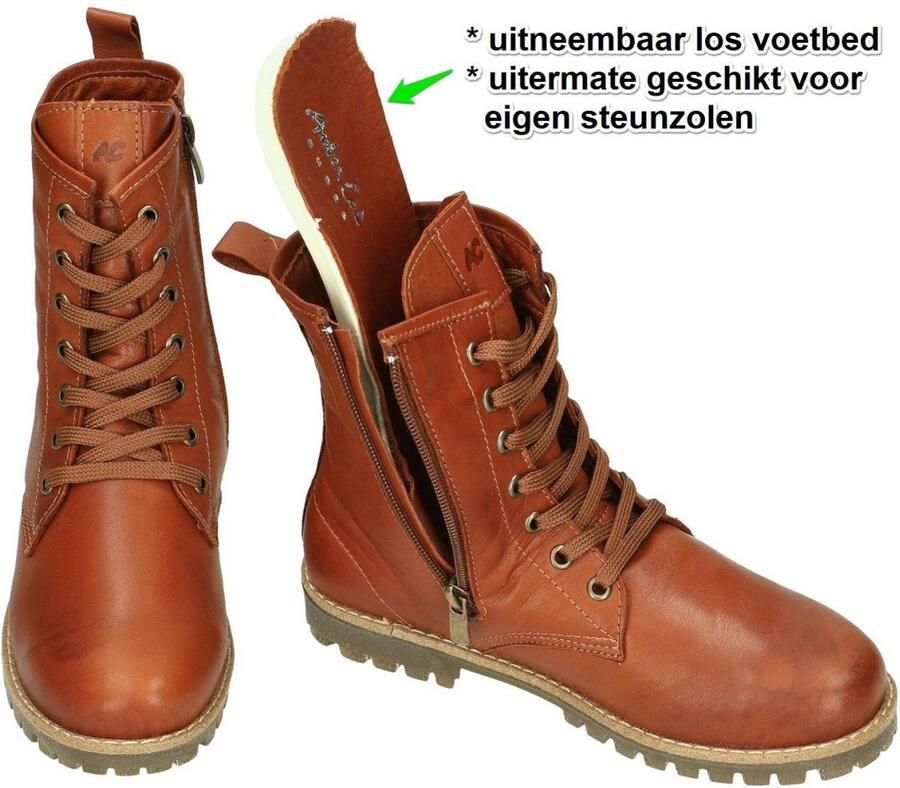 Andrea Conti -Dames bruin laarzen