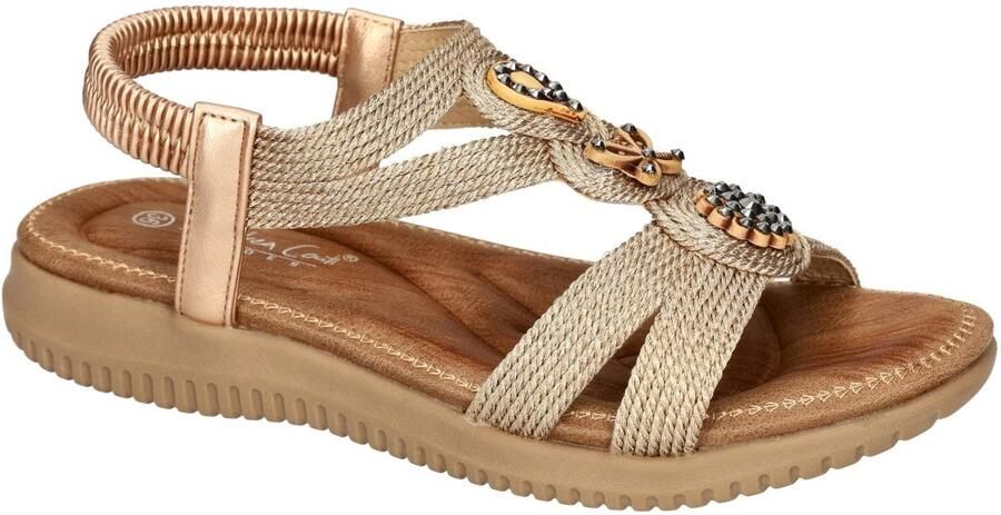 Andrea Conti -Dames champagne sandalen