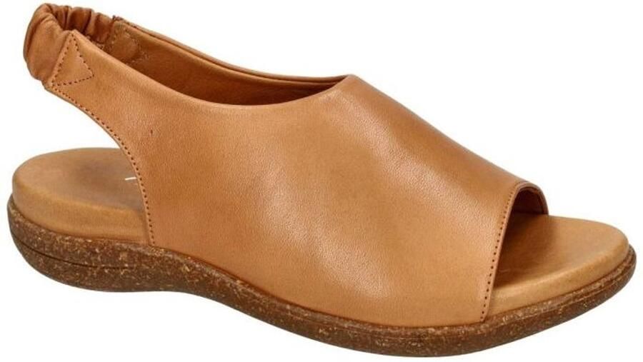 Andrea Conti -Dames cogna caramel sandalen