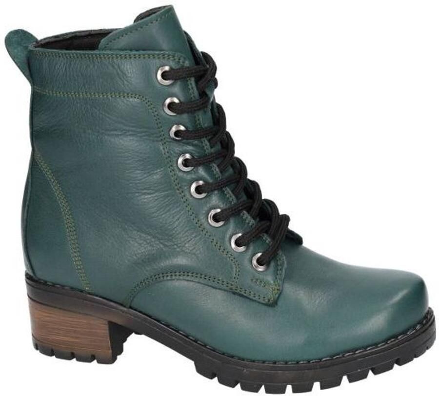 Andrea Conti -Dames groen donker bottines