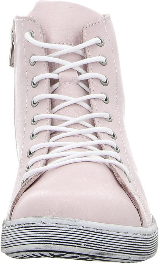 Andrea Conti dames veterschoenen roze