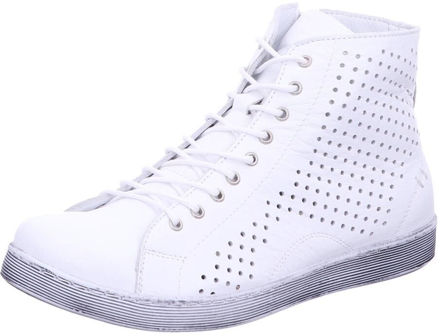 ANDREA CONTI Boots 'Stiefel Damen 0347905 001 Echtleder in weiß' wit