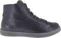 Andrea Conti Dames Leren High -Top Sneaker 03449000-017 D. Blue - Blauw