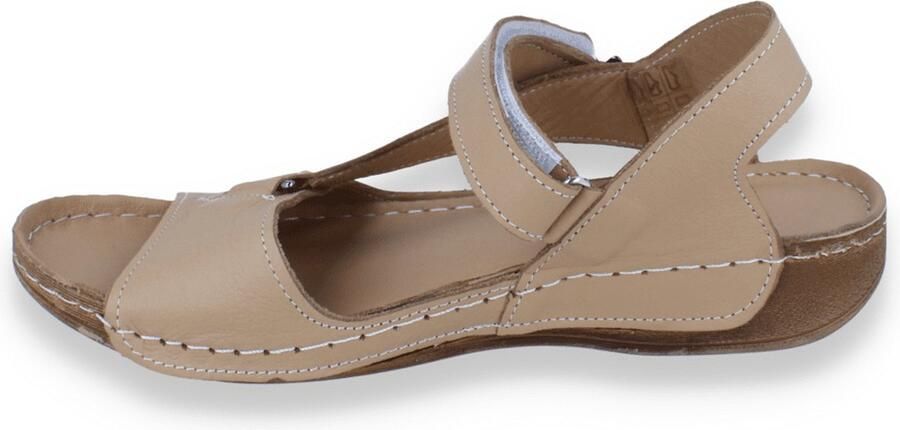 Andrea Conti Dames Sandaal Cognac CAMEL - Foto 2
