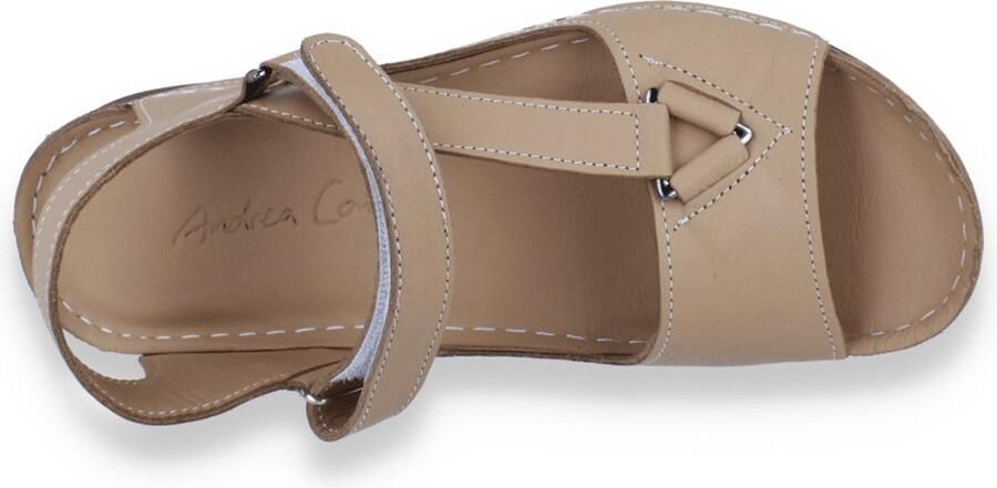 Andrea Conti Dames Sandaal Cognac Camel - Foto 2