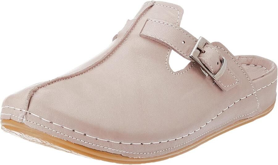 Andrea Conti Dames Sandalen 0021541 Leer Gesp Comfort