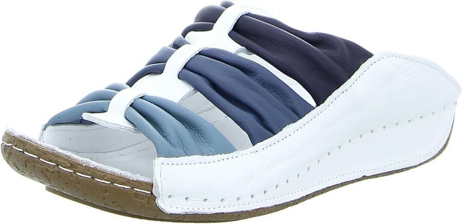 Andrea Conti dames slippers blauw
