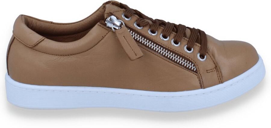 Andrea Conti Dames Sneaker Brandy Cognac